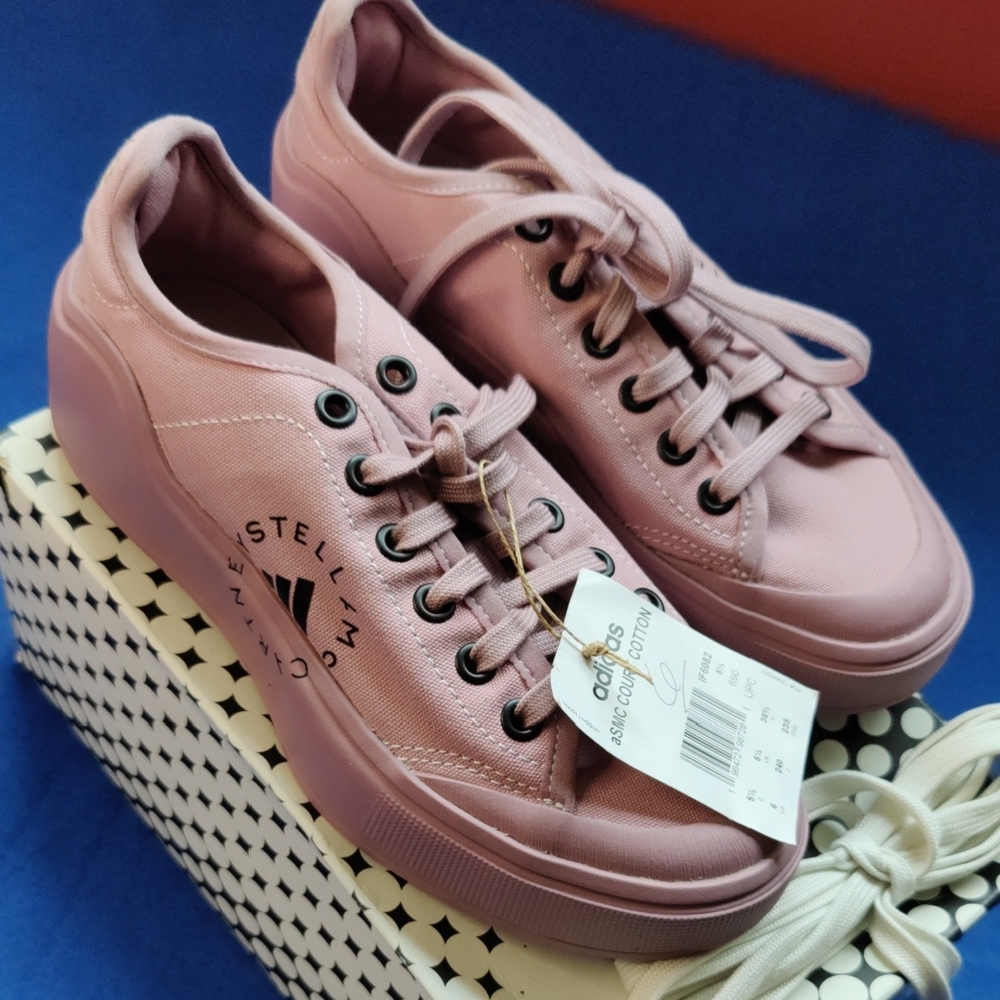 Adidas by Stella McCartney Pink Sneakers with Sleek Design